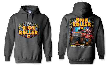 NEW! Dark Heather Hoodie High Roller Monster Truck